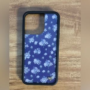 iPhone 13 Pro sugar plum floral wildflower case